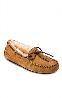 Ladies UGG Dakota Slipper - Chestnut brown