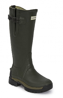 Hunter Ladies Balmoral Side Adjustment Boot, Dark Olive