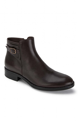 Strappy Buckle Ankle Boot