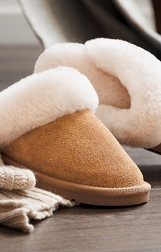 Ladies Sheepskin Mule