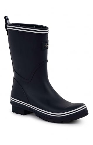 Ladies Joules Mid-Height Coastal Wellies, French Navy