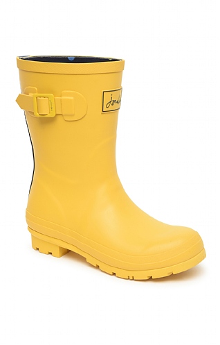 Ladies Joules Kelly Neoprene Wellies, Antique Gold