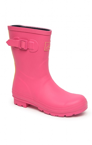 Ladies Joules Kelly Neoprene Wellies, Pink