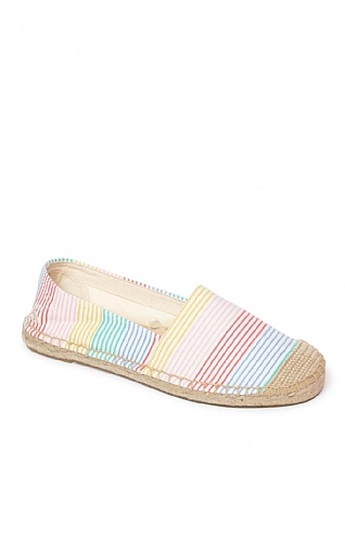 Ladies Joules Shelbury Espadrilles, Multi Stripe