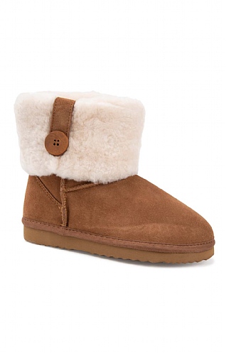 House of Bruar Sheepskin Turn Top Boot