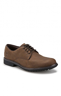 Mens Timberland Plain Toe Oxford Shoe, Burnished Dark Brown