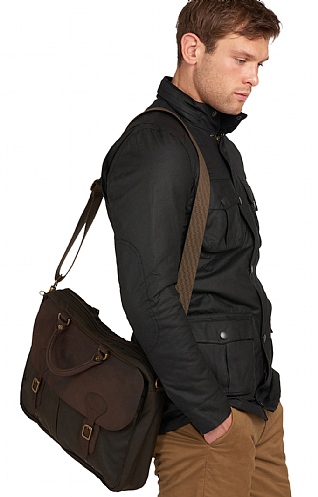 Barbour Wax Leather Briefcase