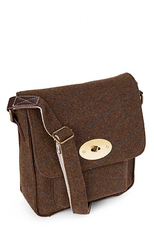 Infinity Small Tweed Lock Cross Body Bag