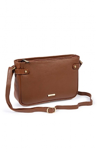 Tab Detail Cross Body Bag