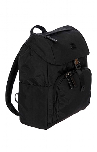 Brics 39cm Foldover Backpack - Black, Black