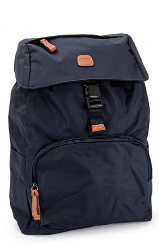 Brics 39cm Foldover Backpack - Navy Blue, Navy