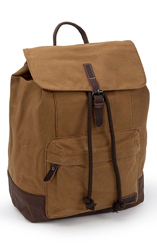 Troop Drawstring Waxed Backpack Troop Drawstring Waxed Backpack