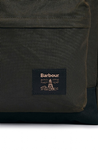 Barbour backpack white on sale