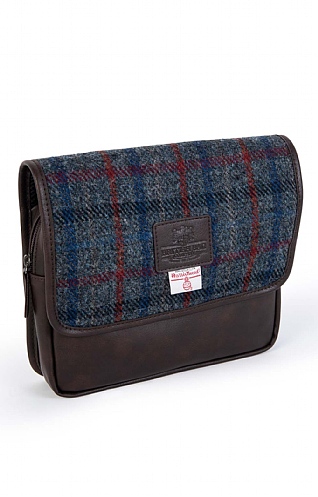 Harris Tweed Hanging Washbag
