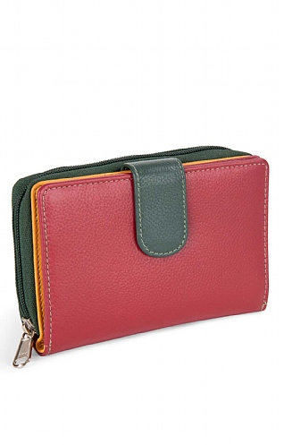 Short Tab And Zip Purse