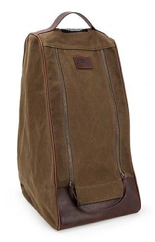 Waxed Canvas Boot Bag