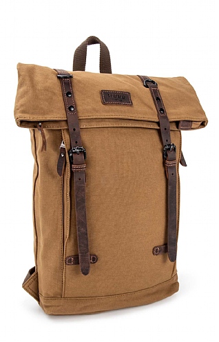 Flap over backpack top