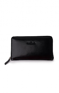 Large Zip Round Purse