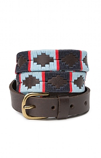 Pioneros Narrow Brown Polo Belt