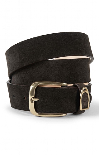 Mackenzie & George Ladies Chatsworth Belt, Chocolate