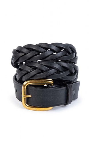 Unisex 1 1/4 Inch Plait Belt