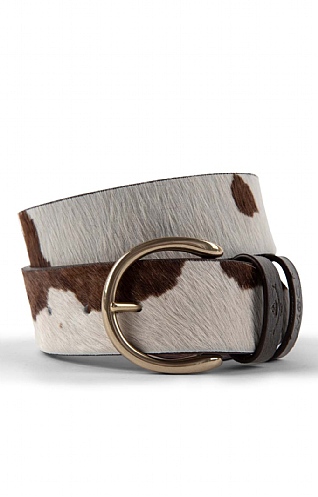 Mackenzie & George Ladies Ledbury Belt, Brown/White