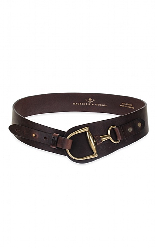 Ladies Burghley Leather Stirrup Belt