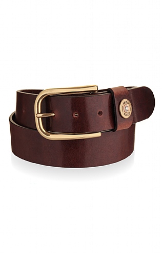 Mackenzie & George Wycombe Belt, Chocolate