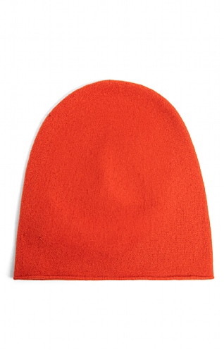 House Of Bruar Slouchy Merino Beanie, Burnt Orange