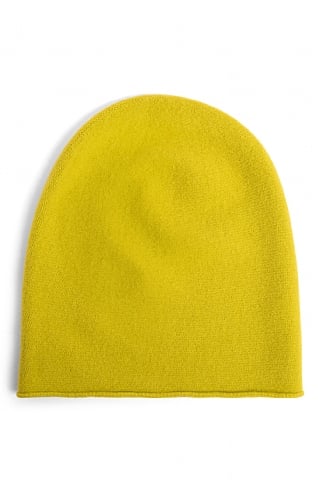 House Of Bruar Slouchy Merino Beanie, Chartreuse