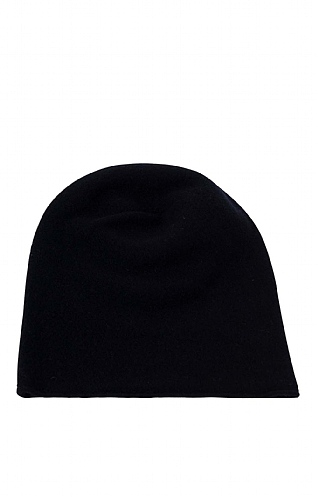 House Of Bruar Slouchy Merino Beanie, Night Blue