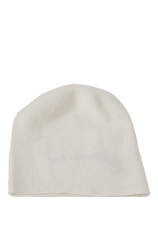 House Of Bruar Slouchy Merino Beanie - Cream, Cream