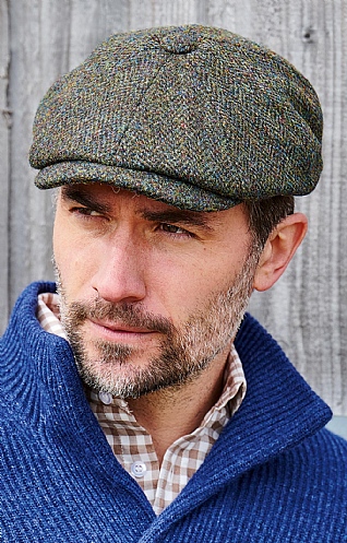 Failsworth Harris Tweed 8 Piece Cap