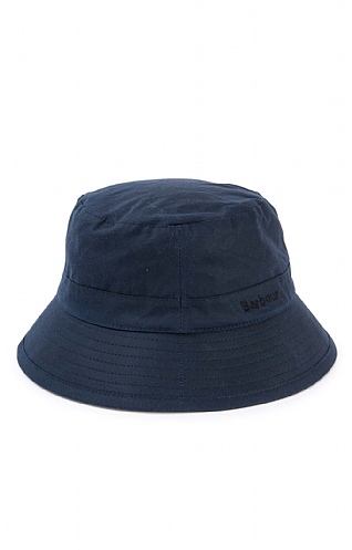 Barbour Wax Sports Hat - Navy Blue, Navy