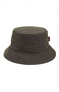 Barbour Wax Sports Hat - Olive, Olive