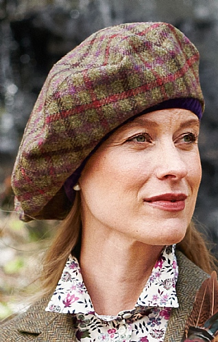 Ladies Tweed Beret