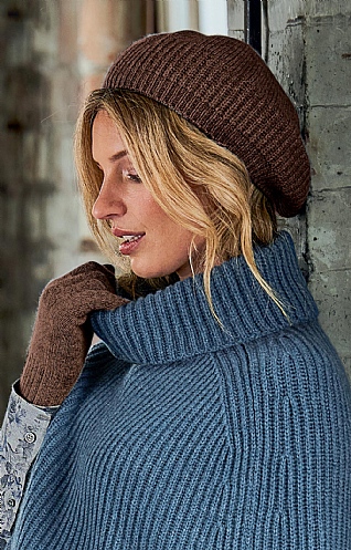 Gauzy Cashmere Beret