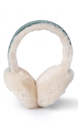 House of Bruar Tweed Earmuffs, Chestnut Tartan