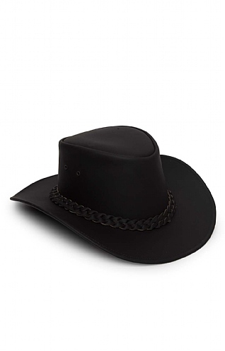 Leather Outback Hat