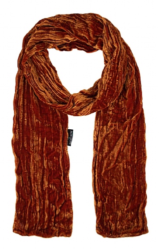 Ladycrow Silk Velvet Scarf