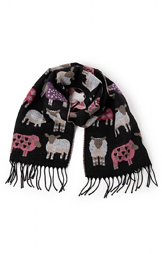 Jimmy Hourihan Sheep Scarf - Black, Black