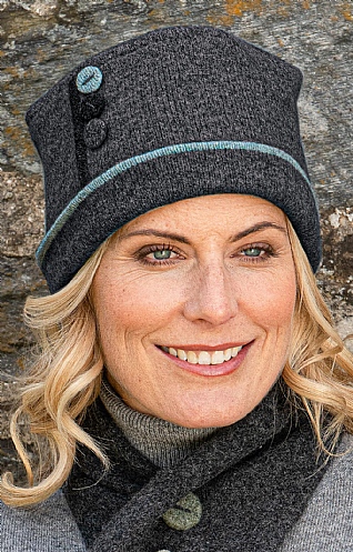 Wool Button Hat