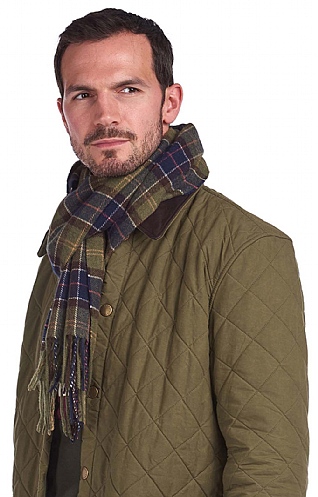 Barbour Lambswool Scarf, Classic Tartan