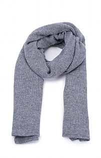 House of Bruar Large Gauzy Cashmere Scarf - Mid Grey