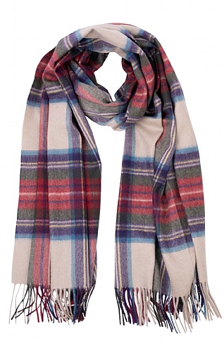 House of Bruar Cashmere Stole - Hessian Dress Stewart Tartan