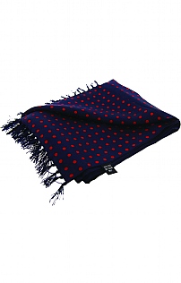 House of Bruar Polka Dot Silk Scarf