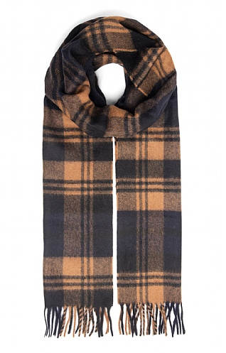 House Of Bruar Ladies Cashmere Scarf, Port Tartan