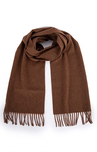 House Of Bruar Ladies Cashmere Scarf - Vicuna Beige
