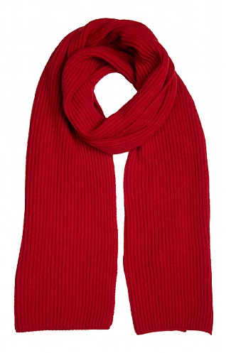 Johnstons of Elgin Cashmere Ribbed Scarf