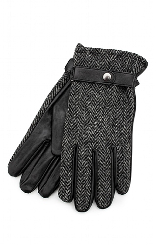 Failsworth Harris Tweed Leather Gloves